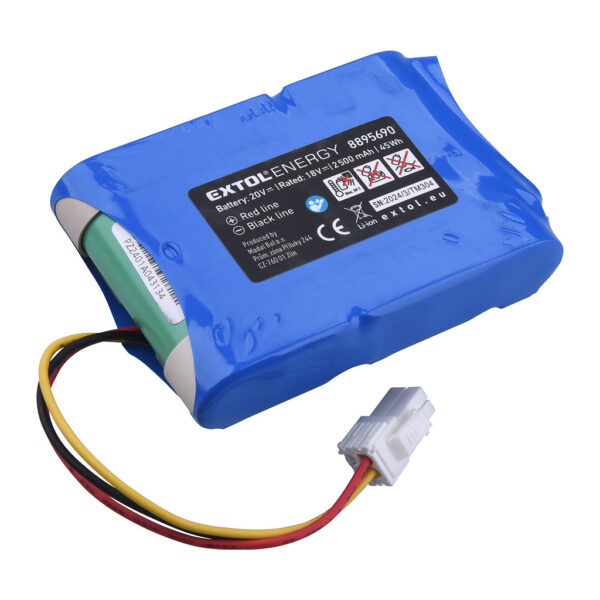 Extol Premium 8895690 - Akumulátor 20V/2,5Ah Li-ion, pre 8895650, 8895651