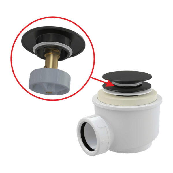 AlcaPlast A465BLACK-50