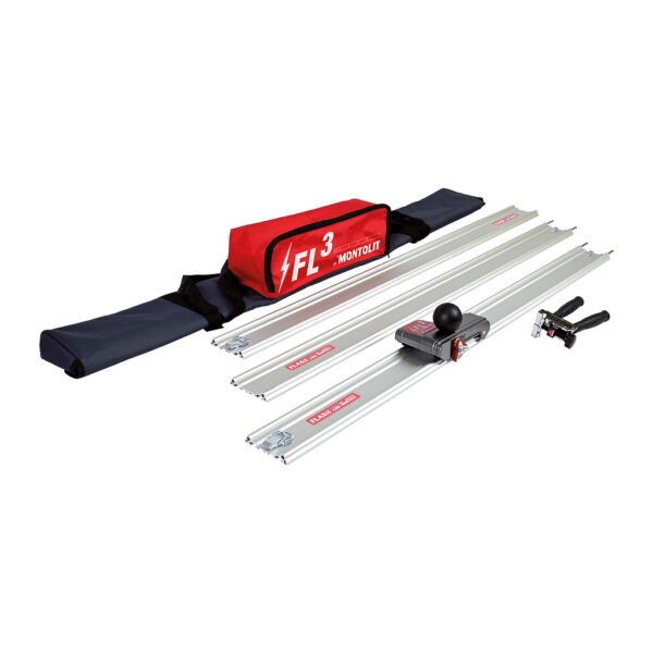Montolit FL3 – Rezačka veľkoformátových dosiek FLASH LINE, 3 titanové kolieska 8/12/20mm, max. dĺžka rezu 340cm, hrúbka do 1,5cm