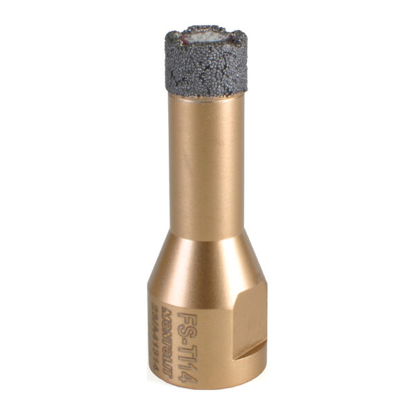Montolit FS-TI14 – Mondrillo X Titanium, diamantová korunka na vŕtanie za sucha/mokra, Ø14mm