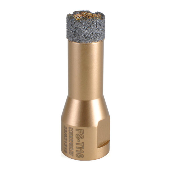 Montolit FS-TI16 – Mondrillo X Titanium, diamantová korunka na vŕtanie za sucha/mokra, Ø16mm