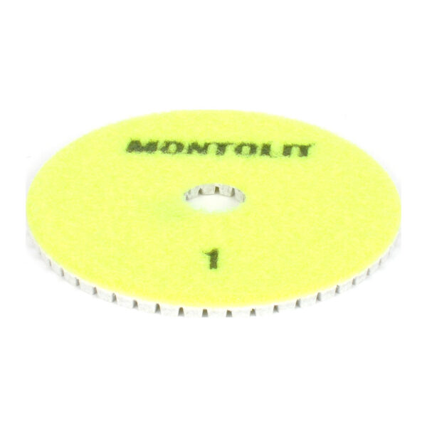 Montolit PDR1 – Leštiaci diamantový kotúč na keramiku a kameň, Ø100mm, suchý/mokrý, na unašeč PDR